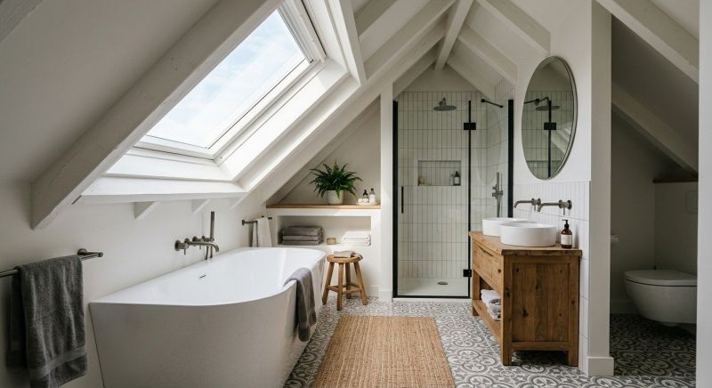 Attic Bathroom Remodeling in Fauquier County, VA