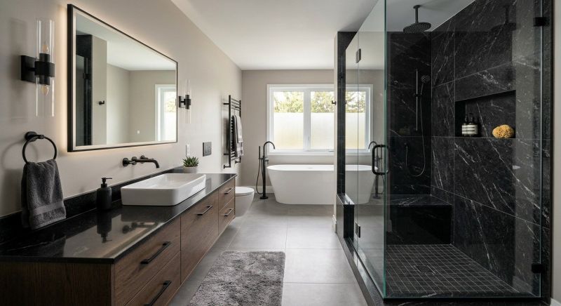 Granite Shower Installation in Fauquier County, VA