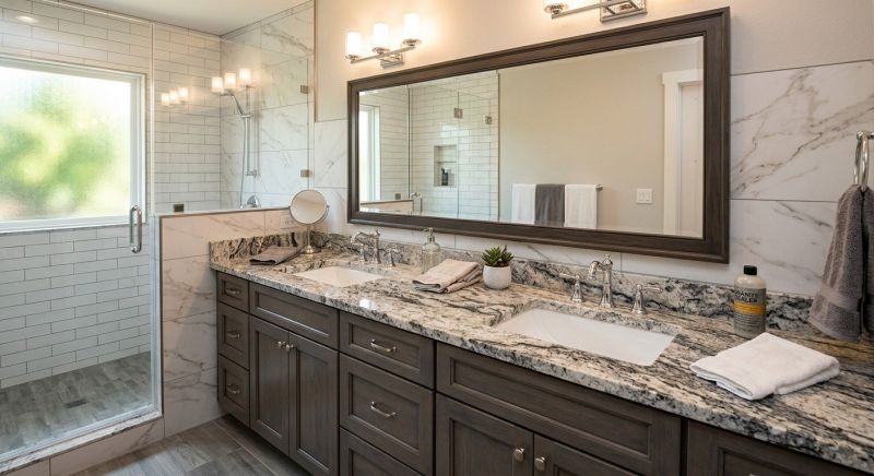 Granite Shower Installation in Fauquier County, VA